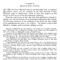 Pennsylvania Birth and Baptismal Certificates