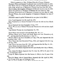 Bible and Other Records