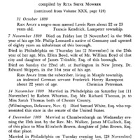Genealogical Gleanings from The Lancaster Journal, Lancaster County, Pennsylvania