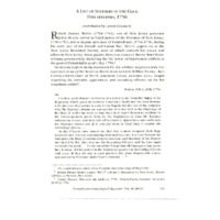 A List of Soldiers in the Gaol, Philadelphia, 1756