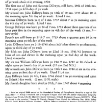 Dillwyn Bible Record