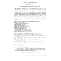 Hoch Family Record, Berks County