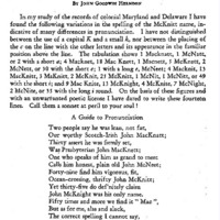 John McKnitt (ca. 1660-1714) and Some of His Kinsfolk: Alexanders - Brevards - Dales