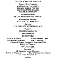 Officers of the Genealogical Society of Pennsylvania, 1943-1944