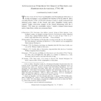 Genealogical Items From the Oracle of Dauphin and Harrisburgh Advertiser, 1794-98