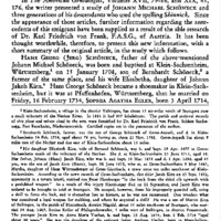 Michael Shinnick of the Northern Liberties and Oxford Township, and His Schoneck-Egler Ancestry