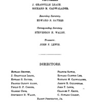 Officers of the Genealogical Society of Pennsylvania