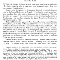 James Nixon and Thomas Milhous