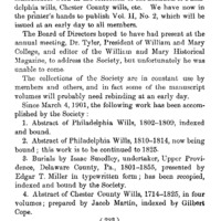 The Tenth Annual Report of the Genealogical Society of Pennsylvania