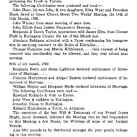 Early Minutes of Philadelphia Monthly Meeting of Friends