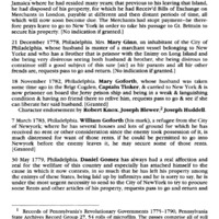 Applications for Passes, 1776-1790, Pennsylvania's Revolutionary Governments