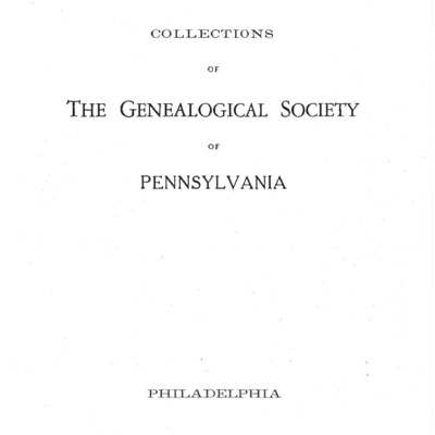 Public Ledger Origins, 1848-1875, Volume 3, Index