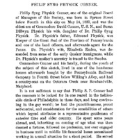 Philip Syng Physick Conner