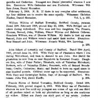 Abstract of Wills and Administrations of Bedford County, Registered at Bedford, Pennsylvania