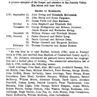 Marriages by John Johnston, 1787-1823.