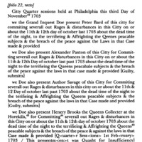 Ancient Records of Philadelphia