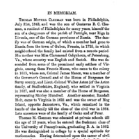 In Memoriam - Thomas Mutter Cleeman