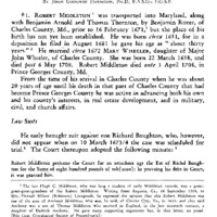 Robert Middleton, of Maryland, and Some of His Descendants
