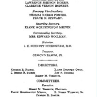 Officers of the Genealogical Society of Pennsylvania, 1944-1945