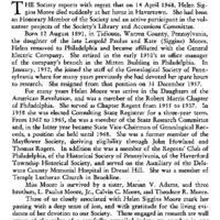 Helen Siggins Moore, 1891-1968