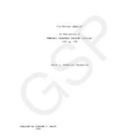 Odd Fellows Cemetery, Removals to, Partial Extraction of Interment Records, 1930-1970