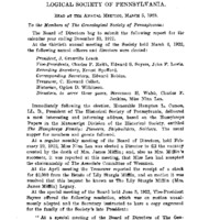 Thirty-First Annual Report of the Genealogical Society of Pennsylvania