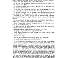 Bible Records. Maris Bible