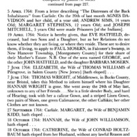 Elopements and Other Miscreant Deeds of Women as Advertised in The Pennsylvania Gazette