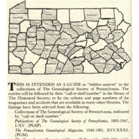 A Genealogist's Guide to Pennsylvania Records