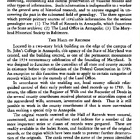 Genealogical Research in Maryland