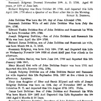 Bible Records. Ridgway-Dobbins-Munroe Bible