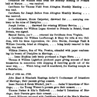 Early Minutes of Philadelphia Monthly Meeting of Friends