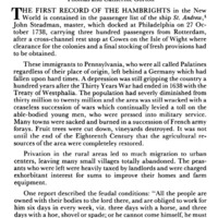 Two Early Hambrights of Lancaster County, Pennsylvania