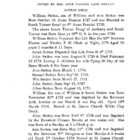 Various Bible Records