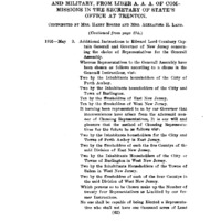 Abstracts of New Jersey Commissions, Civil and Military, from Liber A. A. A. of Commissions in the Secretary of State's Office at Trenton