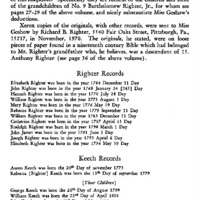 Righter-Keech Records