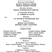 Officers of the Genealogical Society of Pennsylvania, 1941-1942