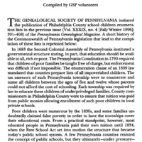 County of Philadelphia: School Children Enumerations