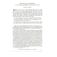 Richard Allen, First Bishop of the African Methodist Episcopal Church