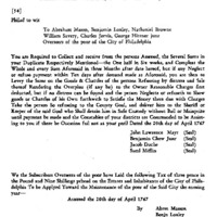 Taxables in Chestnut, Walnut and Lower Delaware Wards, Philadelphia, 1767