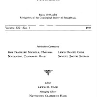 The Pennsylvania Genealogical Magazine