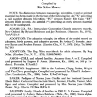 Genealogical Accessions by the Genealogical Society and the Historical Society of Pennsylvania, 1980