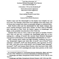 Paris of Philadelphia and New York from Bischweiler in 1731 and 1750