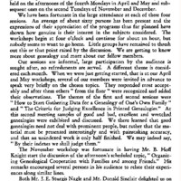 The 1950 Series of Genealogical Workshops