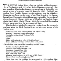 Guide to Decedents' Estates Entered in Will Book One, 1787-1807, Huntingdon County, Pennsylvania