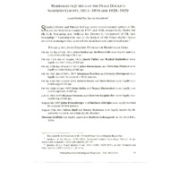 Marriages in Justice of the Peace Dockets, Somerset County, 1814-1816 and 1828-1829