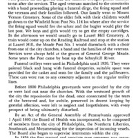 Cemetery Records in Philadelphia