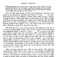 Ellis Pugh, Quaker, in Wales and Pennsylvania