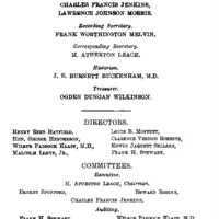 Officers of the Genealogical Society of Pennsylvania, 1935
