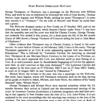 George Thompson, the Welcome Passenger